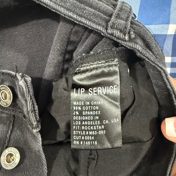 Lip Service Rockstar Bootcut Men’s Black Jeans Sz32 Punk Goth - Picture 10 of 14